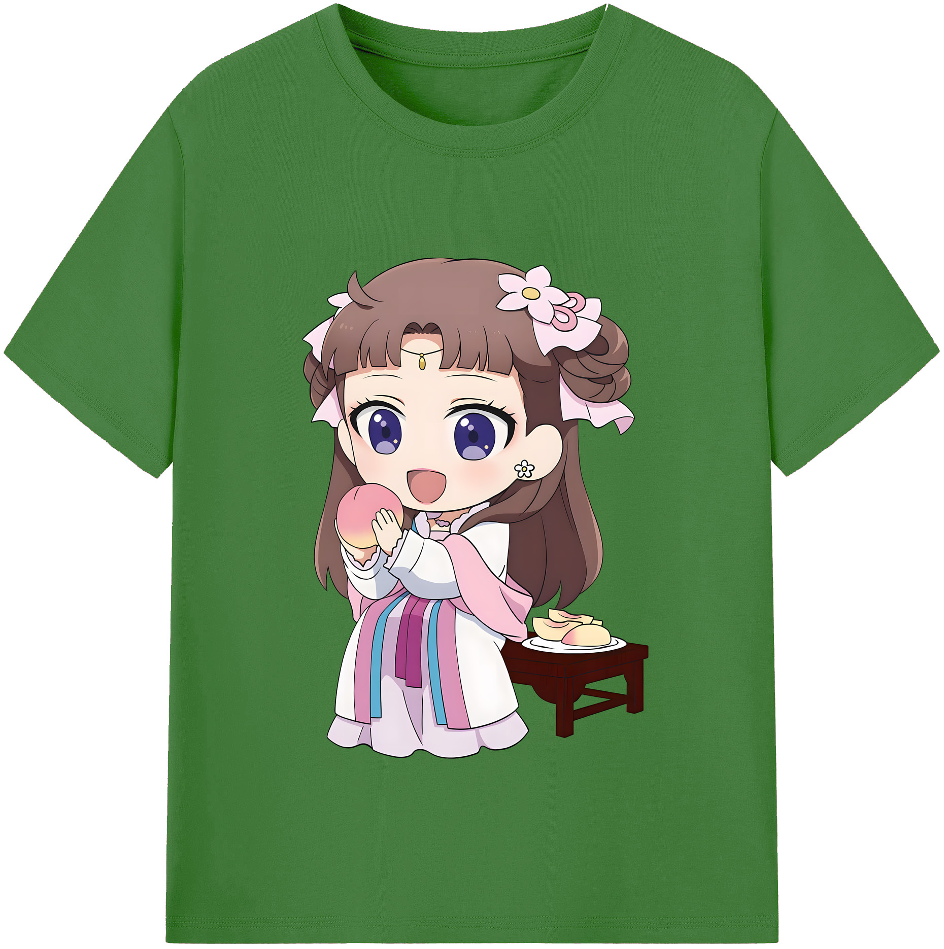 （画像用） 薬屋のひとりごと The Apothecary Diaries レディースカジュアルプリントTシャツ（綿100％）